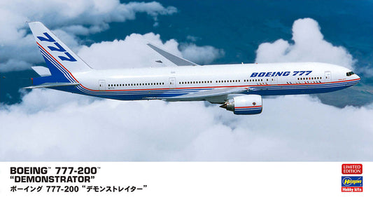 Hasegawa 10857 B777-200 Demonstrator Commercial Airliner