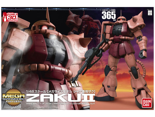 Bandai 5057593 2118540 Mega Size 1/48 MS-06S Char"s Zaku II "Mobile Suit Gundam"