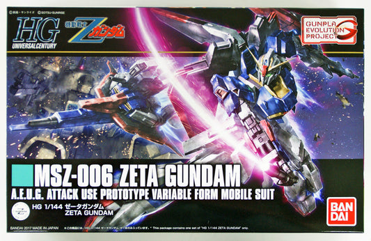 Bandai 2374531 0215633 5055611 HGUC #203 MSZ-006 Zeta Gundam