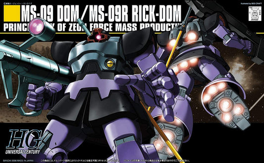 Bandai 5055877 1141037 HGUC #059 Dom/ Rick-Dom MS-09