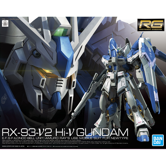 Bandai 2555540 Gundam RG RX-93-V2 Hi-Nu Gundam EFSF