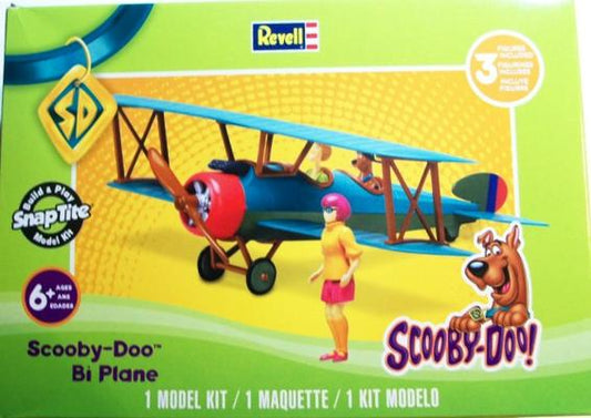 Revell Monogram 1995 1/20 Scooby-Doo Biplane with Figures Snap