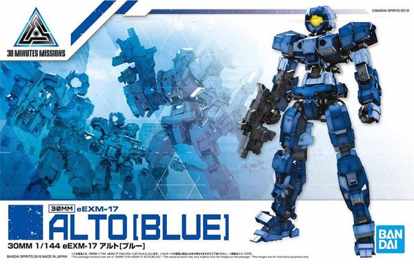 Bandai 5057780 30MM eEXM-17 Alto Blue 1/144