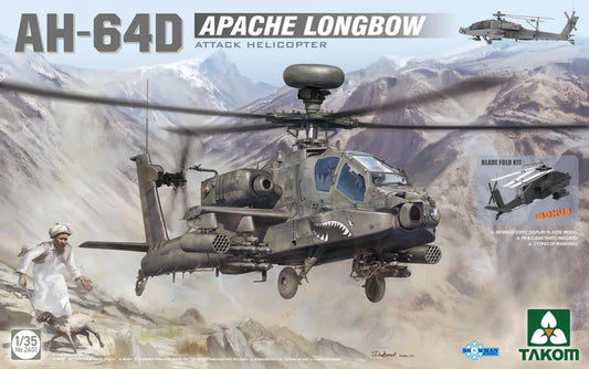 Takom 2601 AH64D Apache Longbow Attack Helicopter