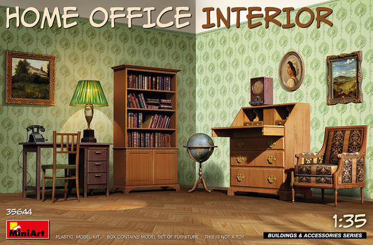 Miniart Models 35644 Home Office Interior Furniture & Accessories