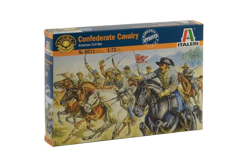 Italeri 6011 1/72 American Civil War: Confederate Cavalry (17 Mtd)