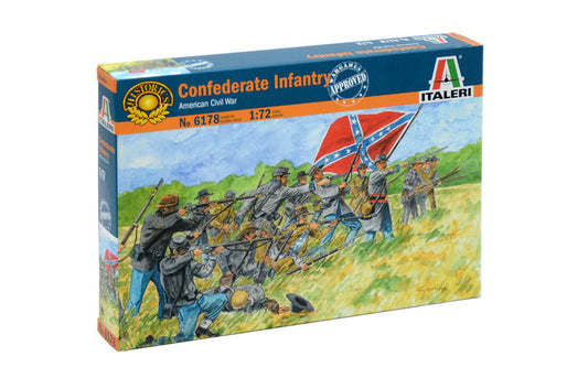 Italeri 6178 1:72 American Civil War Confederate Infantry (50)