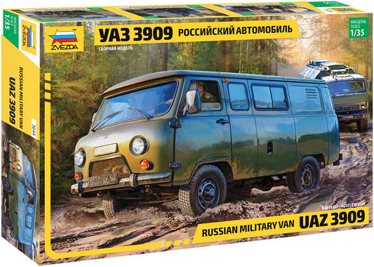 Zvezda 3644 Russian UAZ3909 Military Van