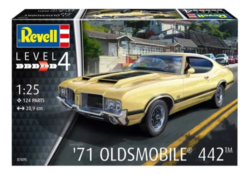 Revell Germany 7695 1/25 1971 Oldsmobile 442 Coupe Car