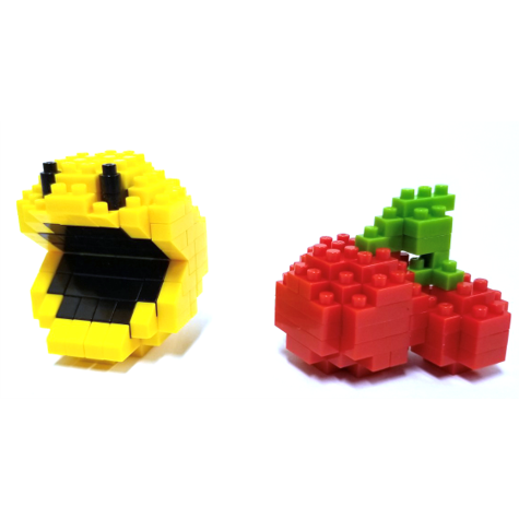 Nanoblock 22207 Character Collection Series, Pac-Man & Cherry