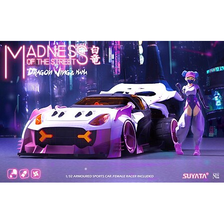 Suyata MS-002 MS2 Madness of the Streets: Dragon Wing Armored Sports Car & Nana