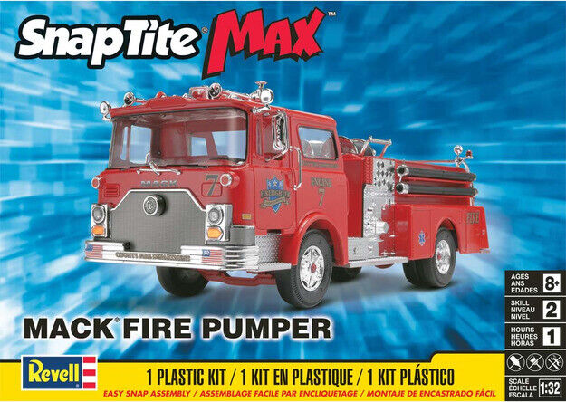 Revell Monogram 851225 1/32 Scale Mack Fire Pumper