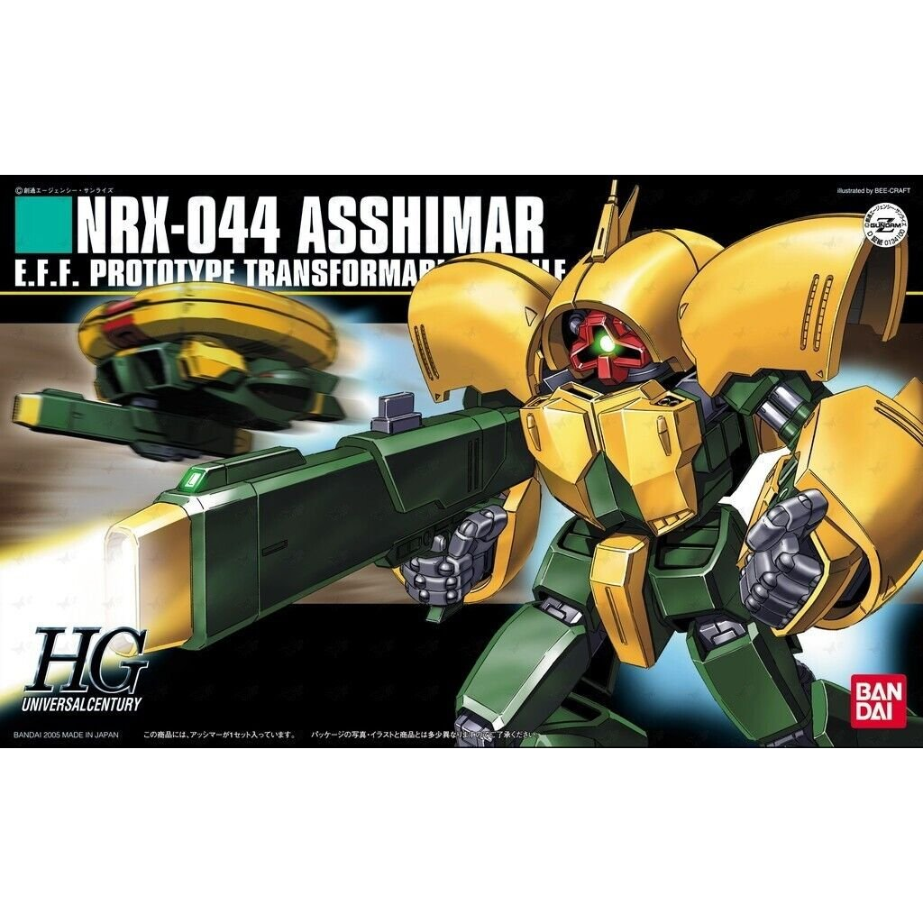 Bandai 1134100 HGUC #54 Z ZETA Gundam NRX-044 Asshimar