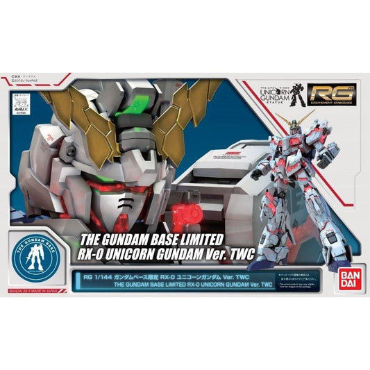 Bandai 221046 RG The Gundam Base Limited RX-0 Unicorn Gundam Ver.TWC