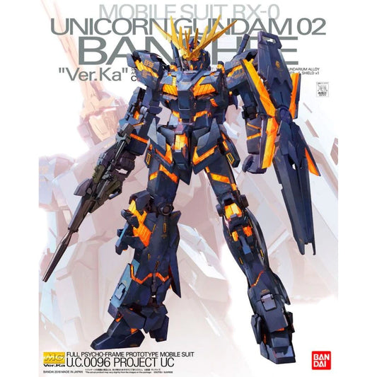 Bandai 227474 2430026 MG RX-0 Unicorn Gundam 02 Banshee ( Ver.Ka)