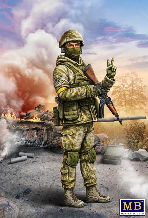 Master Box Models 24085 Ukrainian Soldier Defense of Kyiv March 2022