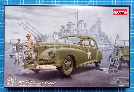 Roden 815 1941 Packard Clipper US Army Staff Car Model Kit