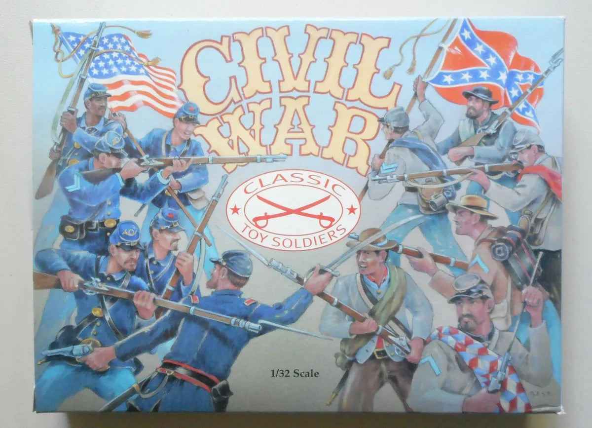 Classic Toy Soldiers 752 Civil War Split Rail Fence Sections (6) Dead Horses (3) (D)