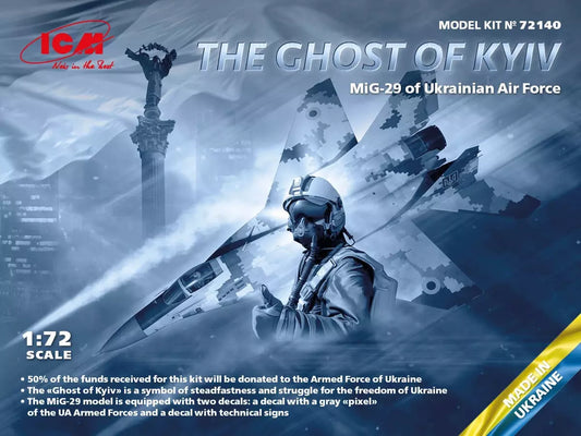 ICM Models 72140 The Ghost of Kyiv: MiG29 Ukrainian Air Force Fighter