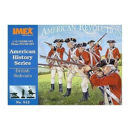 IMEX 512 American Revolution British Redcoats (47 foot, 2 mtd)