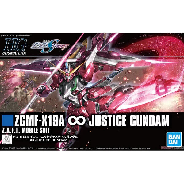 Bandai 2487820 5058930 HGCE #231 ZGMF-X19A Infinite Justice Gundam