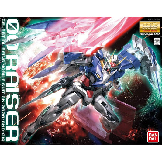 Bandai 2128733 MG 00 Raiser Celestial Being Mobile Suit GN-0000+GNR-010