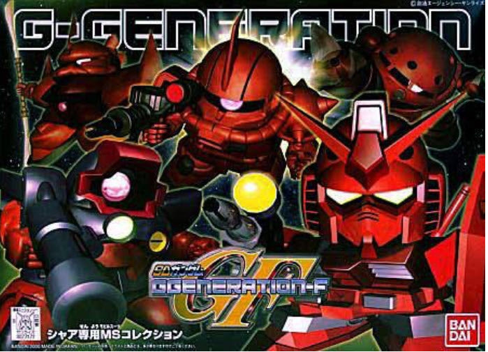 Bandai 1077172 SD Gundam G Generation-F Char's Custom