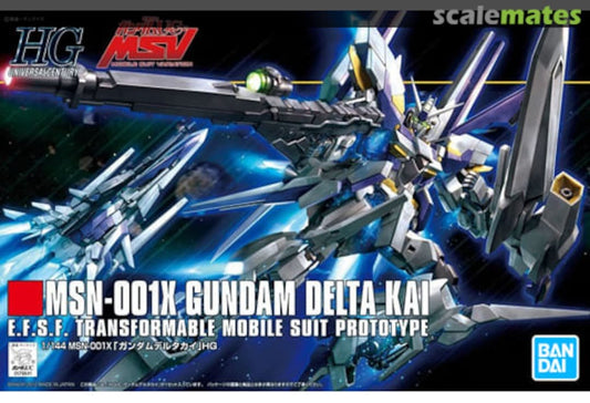 Bandai 5060678 HGUC #148 MSN-001X Gundam Delta Kai