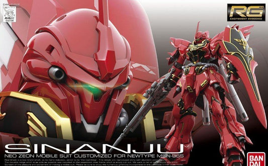 Bandai 5061619 2340120 RG #022 MSN06S Sinanju Neo Zeon Gundam