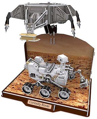 Cubic Fun CBF652 Curiosity Rover - 166pc 3D Jigsaw Puzzle