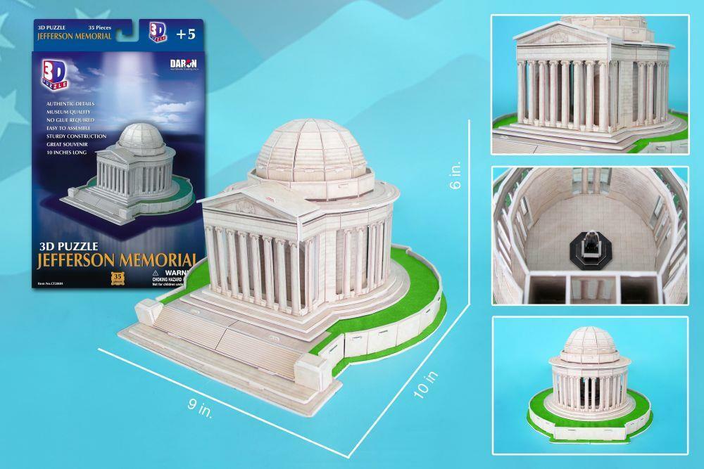 Cubic Fun 157 Gateway Arch & Old Courthouse Jefferson Expansion Memorial 3D Foam Puzzle (49pcs)