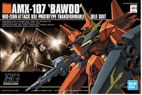 Bandai 5063141 HGUC #015 AMX-107 Bawoo Neo Zeon Attack Use