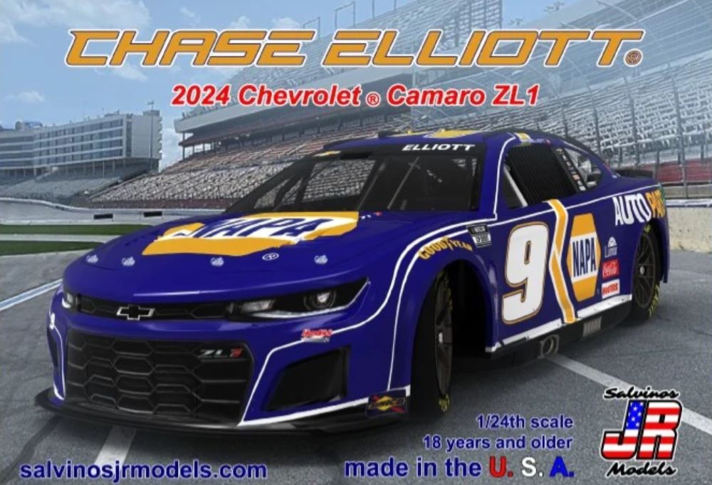 Salvinos 2024CEP Chase Elliott 2024 NASCAR Chevrolet Camaro ZL1